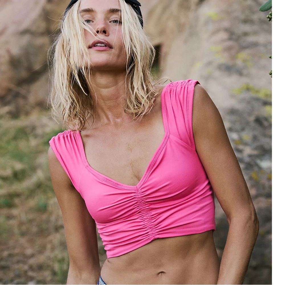 Free people Movement Breathe Deeper Crop Tank
